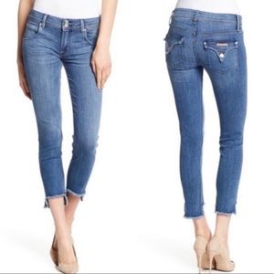 Hudson CAT Midrise Step Hem Skinny Jeans size 28